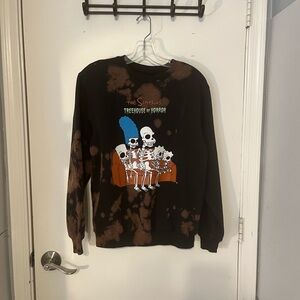 The Simpsons Treehouse of Horror Halloween Sweatshirt Spooky Season size meduim
